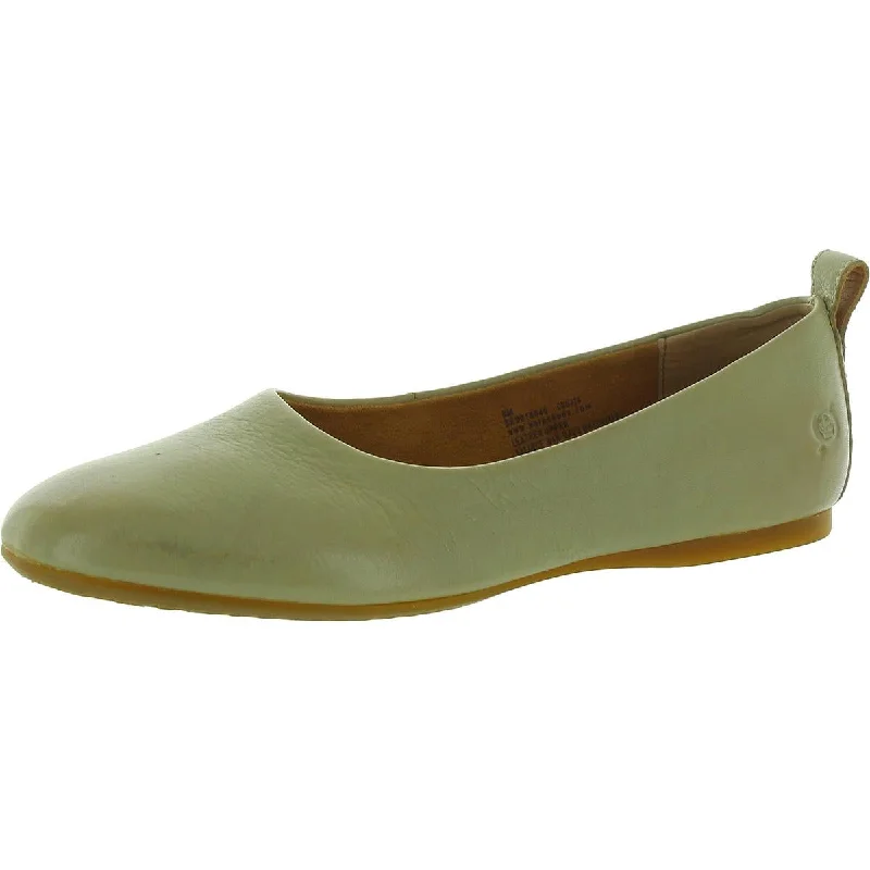 Women's Glitter - Embellished Ballet Flats in Silver for a Sparkly Party Look Born Womens Leather Slip-On Ballet Flats