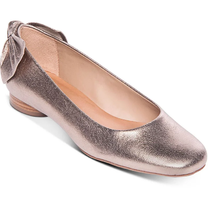 Women's Bow - Embellished Ballet Flats with a Platform Sole in Red for Added Height Bernardo Womens Slip-On Padded Insole Ballet Flats Women's Bow - Embellished Ballet Flats with a Platform Sole in Red for Added Height Bernardo Womens Slip-On Padded Insole Ballet Flats