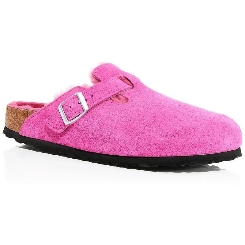Women's Fur - Lined Ballet Flats in Tan for a Cozy Winter Option Birkenstock Womens Boston VL Suede Slip On Mules Women's Fur - Lined Ballet Flats in Tan for a Cozy Winter Option Birkenstock Womens Boston VL Suede Slip On Mules