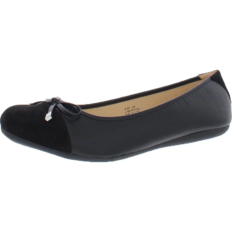 Women's Fur - Lined Ballet Flats in Tan for a Cozy Winter Option Bellini Womens Sloop Faux leather Round Toe Ballet Flats