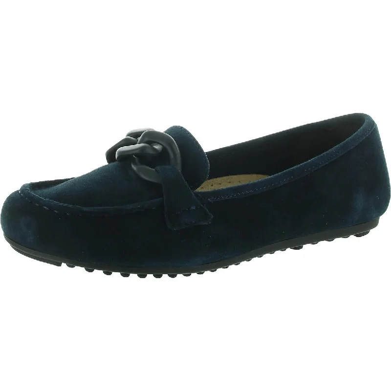 Navy Suede