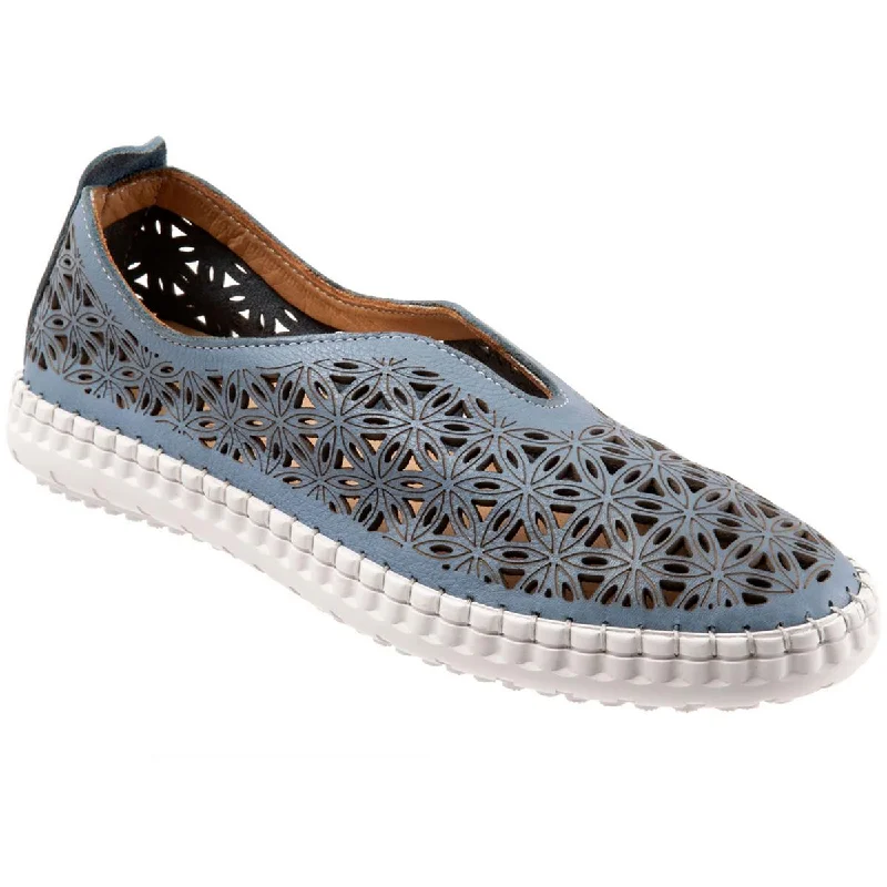 Women's Memory Foam Insole Ballet Flats in Pink for Extra Comfort Bueno Womens Daisy Perforated  Loafers
