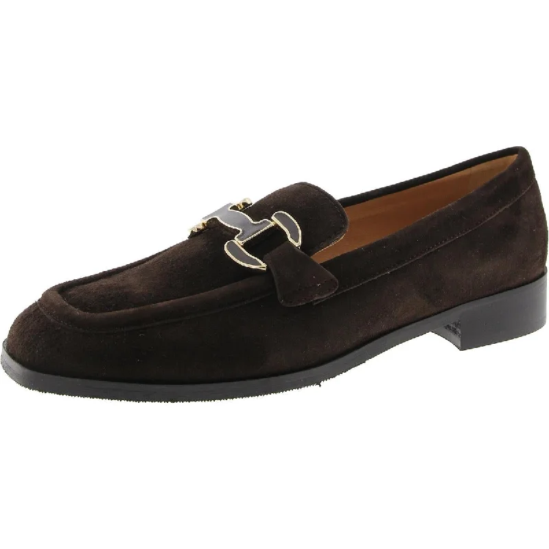 Women's Tassel - Trimmed Ballet Flats in Olive Green for a Trendy Twist Bruno Magli Womens Natalie Chain Suede Loafers