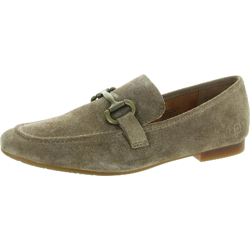 Women's Geometric - Patterned Ballet Flats in Multicolor for a Fashion - Forward Look Born Womens Leyla Buckle Faux Suede Loafers