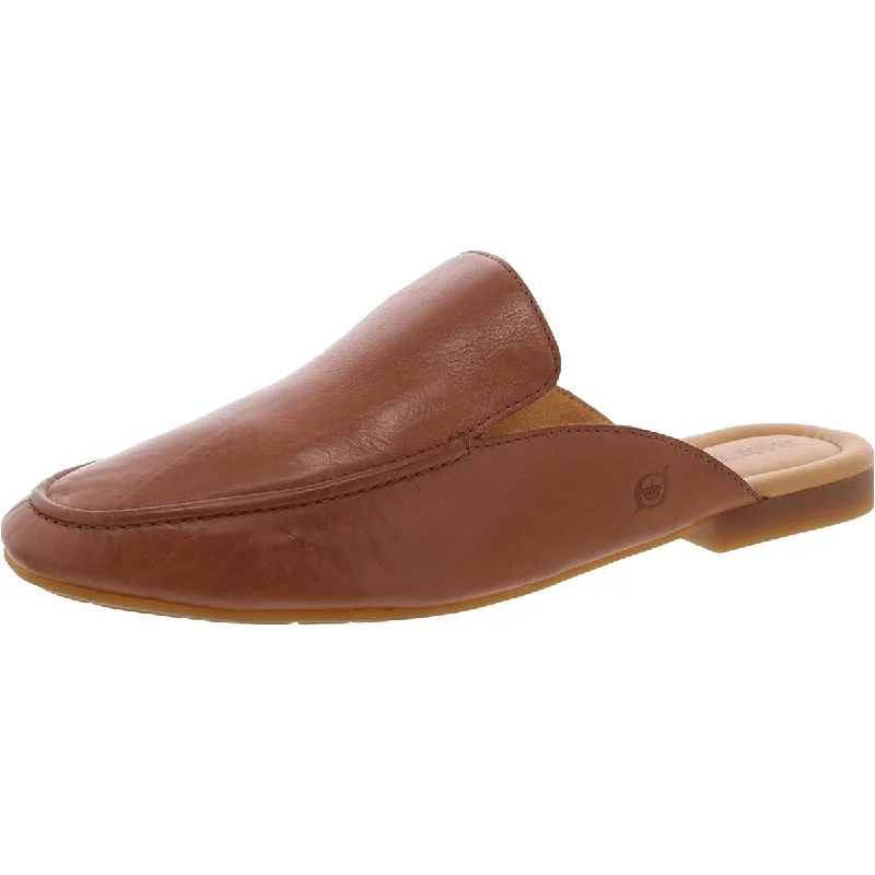 Women's Geometric - Patterned Ballet Flats in Multicolor for a Fashion - Forward Look Born Womens Lamara Cushioned Footbed Leather Mules