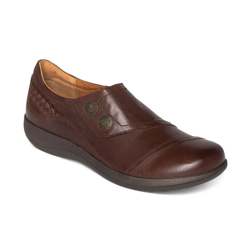Women's casual shoes with polka - dot patterns for a fun look AETREX KARINA BROWN