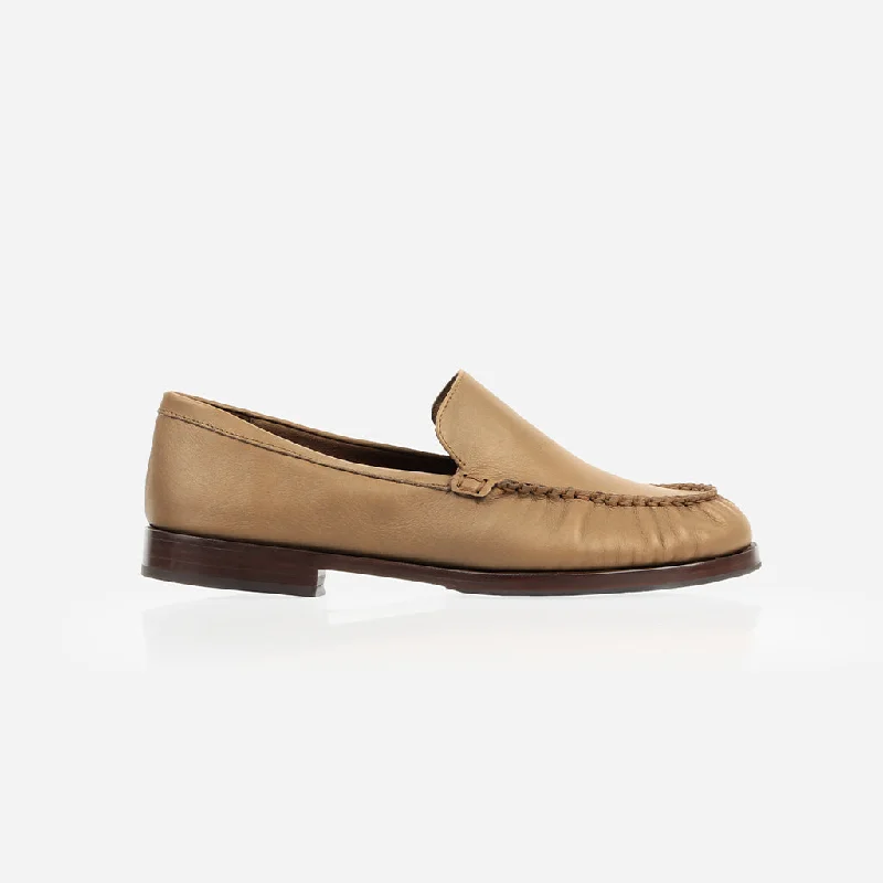 Women's Memory Foam Insole Loafers in Pink for Added Comfort The Laid Back Loafer Latte Women's Memory Foam Insole Loafers in Pink for Added Comfort The Laid Back Loafer Latte