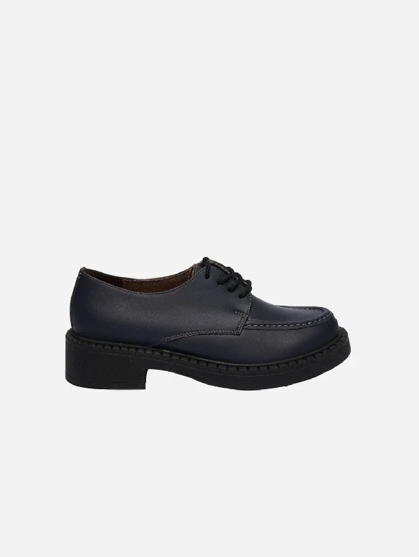 Women's Premium Leather Tassel Loafers in Dark Brown for a Classic Office Look Helen Women's Corn Leather Vegan Loafers | Navy Blue Women's Premium Leather Tassel Loafers in Dark Brown for a Classic Office Look Helen Women's Corn Leather Vegan Loafers | Navy Blue