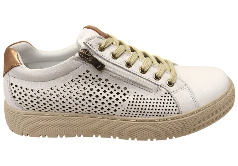Women's casual shoes with leopard prints for a trendy style Cabello Comfort Unify Womens Leather European Casual Shoes