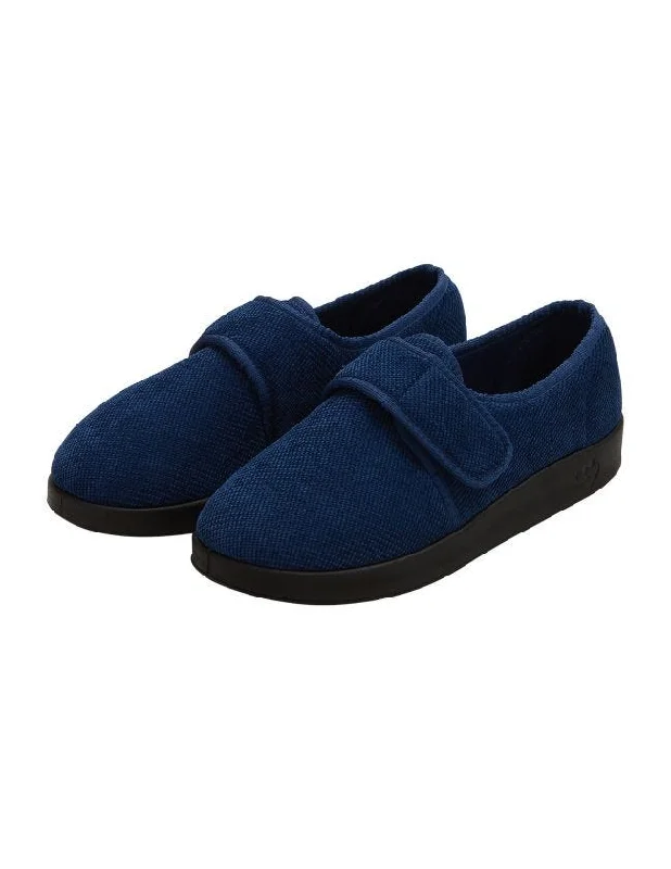 Women's Shearling Lined Slippers with a Fleece Upper in Tan for Ultimate Warmth Men's Antimicrobial Adjustable Wide Slippers