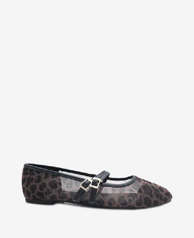 Women's Glitter - Embellished Loafers in Silver for a Sparkly Party Look Mackenzie Leopard Print Mesh Mary Jane Women's Glitter - Embellished Loafers in Silver for a Sparkly Party Look Mackenzie Leopard Print Mesh Mary Jane