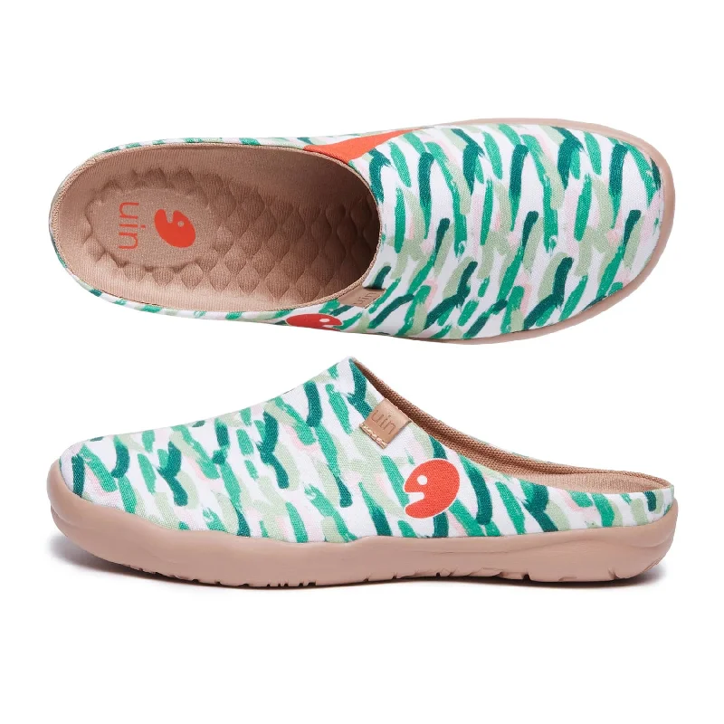 Women's Shearling Lined Slippers with a Fleece Upper in Tan for Ultimate Warmth Van Gogh Wheatfield with Cypresses V2 Malaga Slipper Women