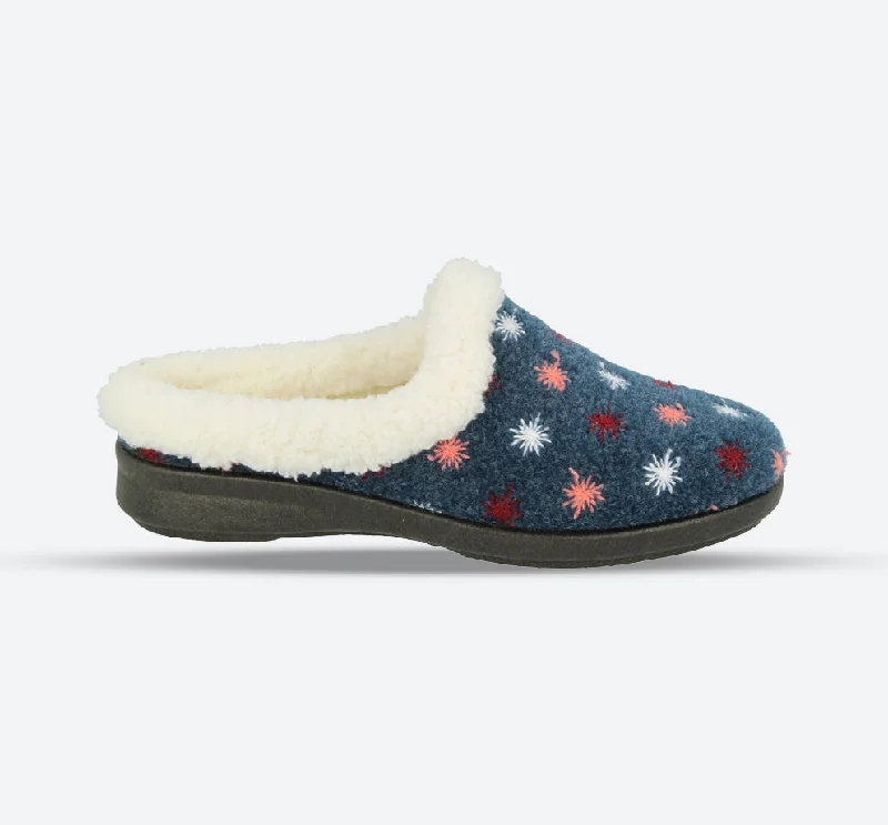 Women's Slippers with a Built - in Heel in Black for a Slightly Elevated Look Womens Wide Fit DB Tracey Slippers