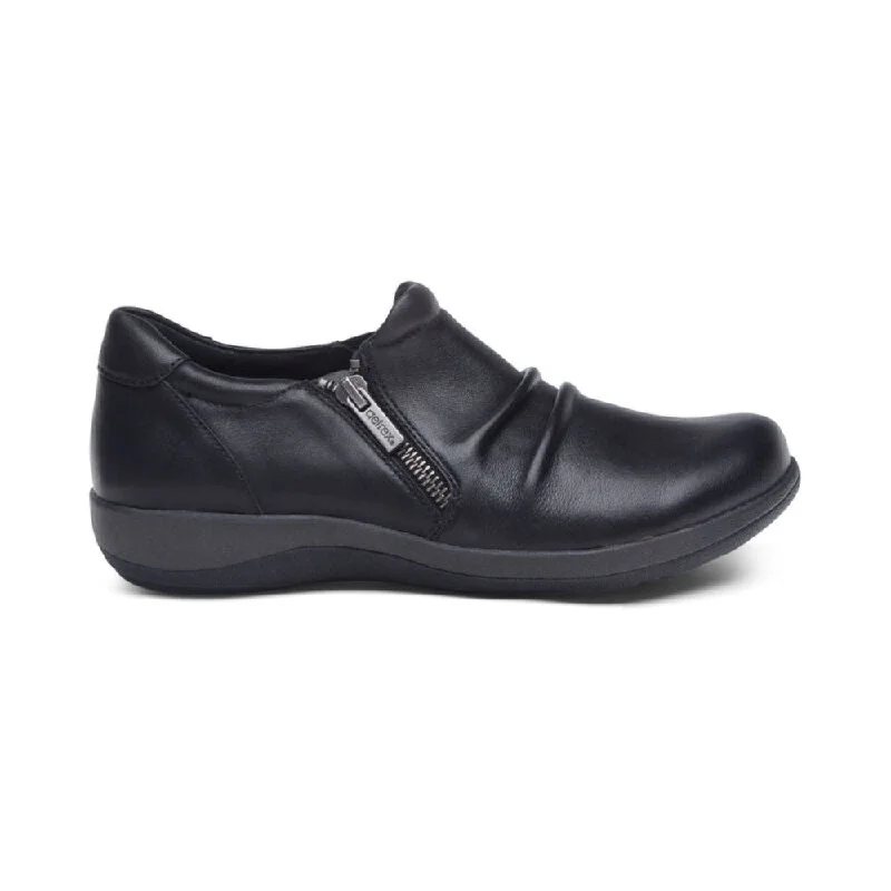Women's casual sneakers for an active lifestyle Aetrex Women's Katie Monk Black
