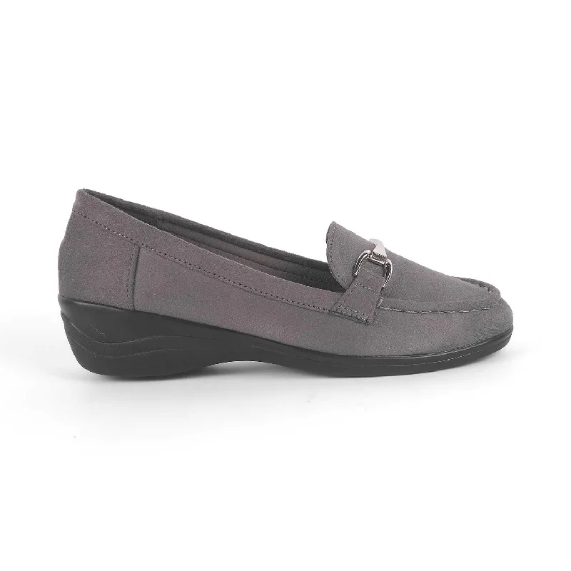 Women's Premium Leather Tassel Loafers in Dark Brown for a Classic Office Look Tresmode Lucia Grey Women's Casual Wedge Loafers Women's Premium Leather Tassel Loafers in Dark Brown for a Classic Office Look Tresmode Lucia Grey Women's Casual Wedge Loafers