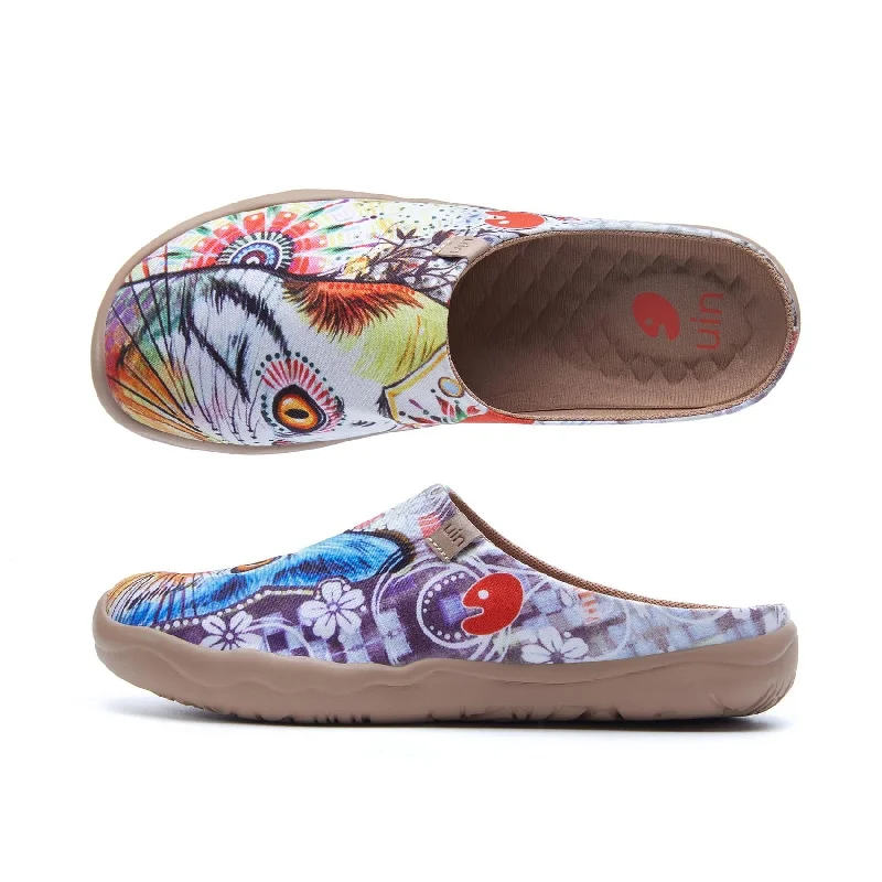 Women's Backless Slippers with a Furry Trim in Light Pink for a Cute and Casual Look Cheer Up Slipper