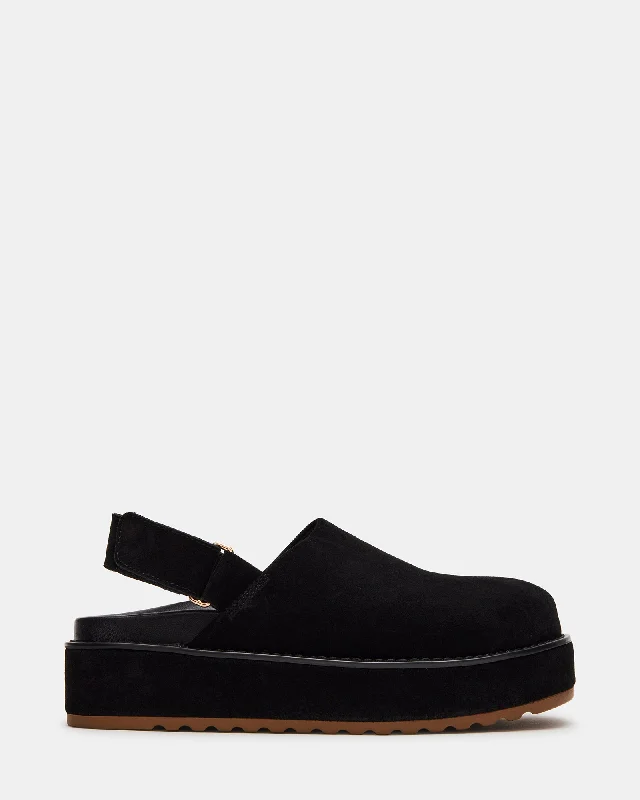 Women's Bow - Embellished Loafers in Red for a Feminine Touch MELLOW BLACK SUEDE