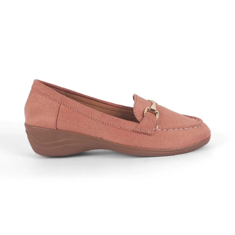 Women's Fur - Lined Loafers in Tan for a Cozy Winter Option Tresmode Lucia Pink Women's Casual Wedge Loafers Women's Fur - Lined Loafers in Tan for a Cozy Winter Option Tresmode Lucia Pink Women's Casual Wedge Loafers