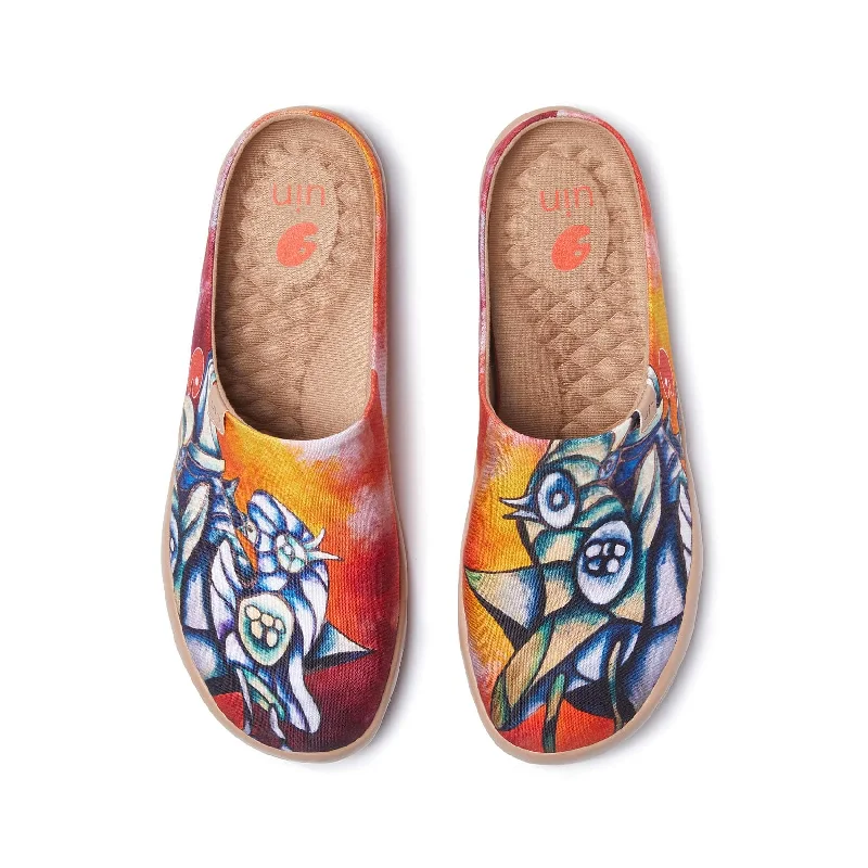 Women's Moccasin - Style Slippers with Fringe Detail in Brown for a Rustic Look Paris Gala Malaga Men