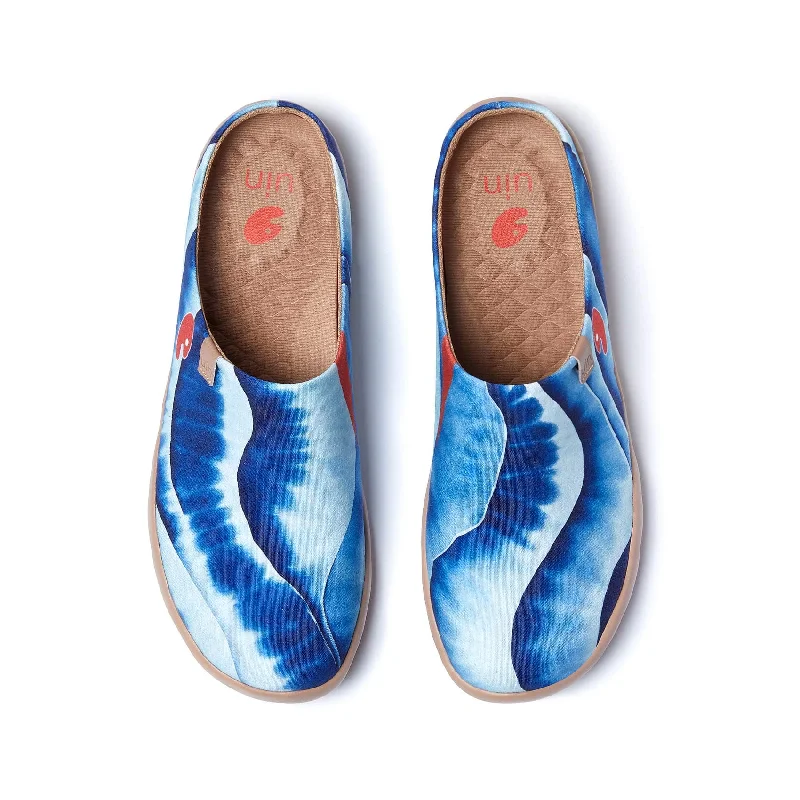 Women's Faux Fur Lined Slippers with Memory Foam Insoles in Pink for Cozy Nights Indigo Waves Malaga Men