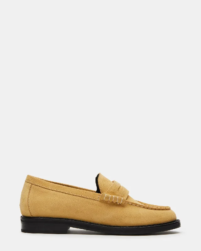 Women's Premium Leather Tassel Loafers in Dark Brown for a Classic Office Look MADISON YELLOW SUEDE Women's Premium Leather Tassel Loafers in Dark Brown for a Classic Office Look MADISON YELLOW SUEDE