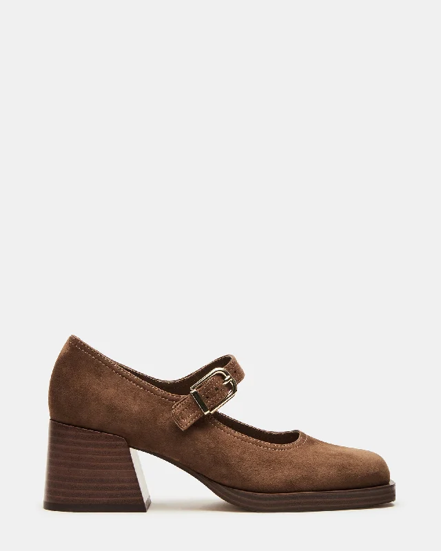 Women's Premium Leather Tassel Loafers in Dark Brown for a Classic Office Look LISBON CHESTNUT SUEDE Women's Premium Leather Tassel Loafers in Dark Brown for a Classic Office Look LISBON CHESTNUT SUEDE