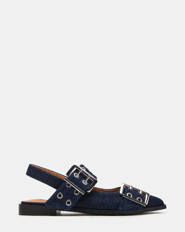 Women's Fur - Lined Loafers in Tan for a Cozy Winter Option GRAYA DARK BLUE