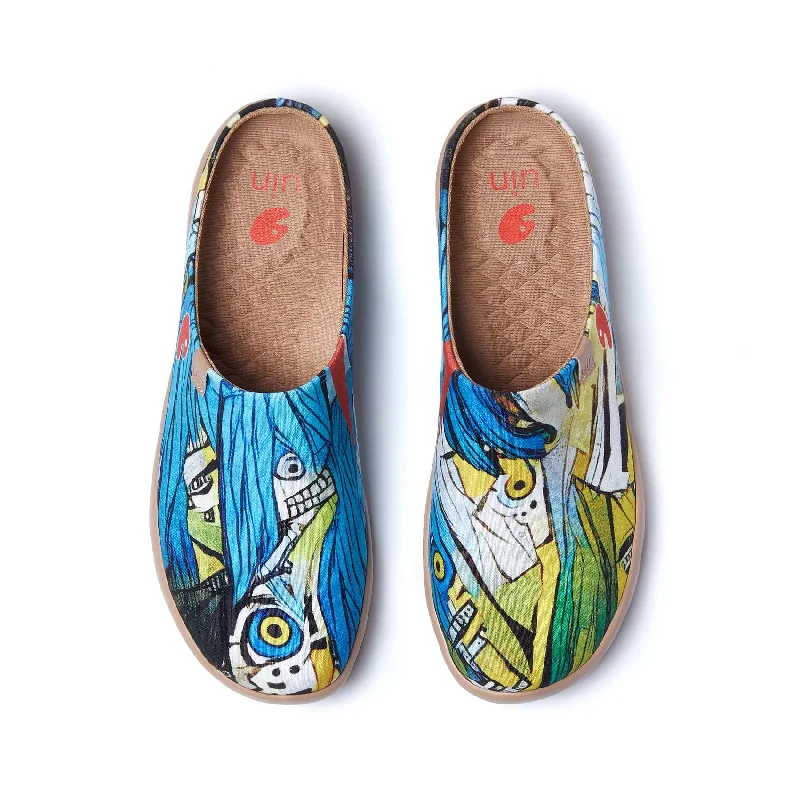 Women's Moccasin - Style Slippers with Fringe Detail in Brown for a Rustic Look Peek a Boo Malaga Men