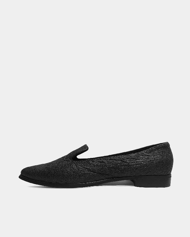 Women's casual sandals for warm - weather outings Lords Black Pina loafers of Pinatex - outlet Women's casual sandals for warm - weather outings Lords Black Pina loafers of Pinatex - outlet