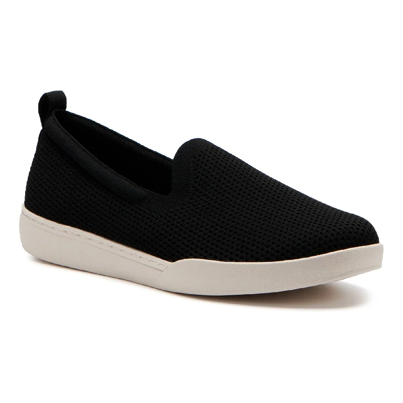 Women's casual shoes with embroidery for a detailed design Encore Knit Slip On