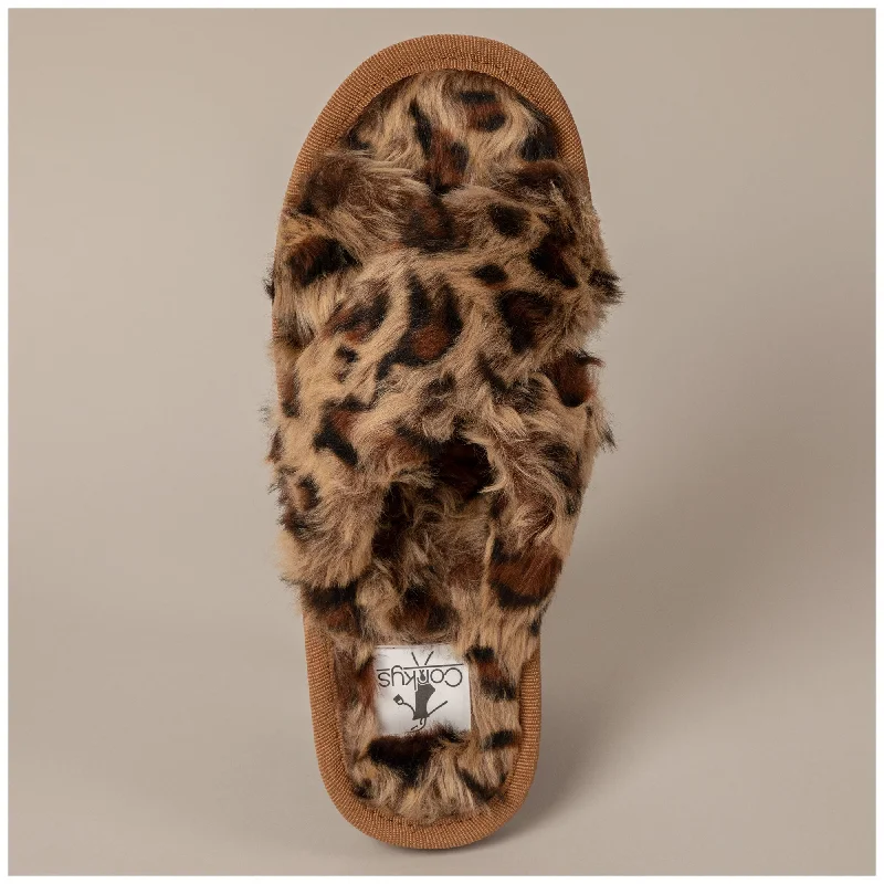 Women's Slippers with a Built - in Heel in Black for a Slightly Elevated Look Corkys Slumber Slippers
