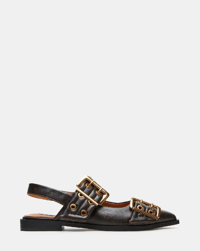 Women's Tassel - Trimmed Loafers with a Low Heel in Olive Green for a Trendy Twist GRAYA BROWN DISTRESSED Women's Tassel - Trimmed Loafers with a Low Heel in Olive Green for a Trendy Twist GRAYA BROWN DISTRESSED