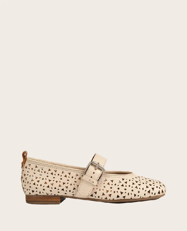 Women's Cashmere - Lined Loafers in Burgundy for Warmth in Winter GENTLE SOULS - Karla Perforated Leather Mary Jane Flat Women's Cashmere - Lined Loafers in Burgundy for Warmth in Winter GENTLE SOULS - Karla Perforated Leather Mary Jane Flat