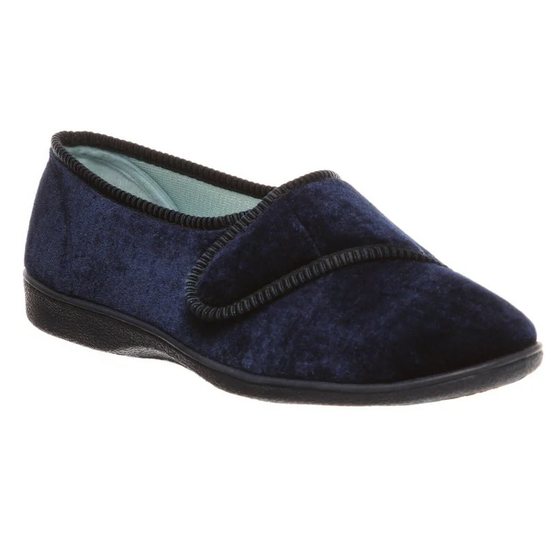 Women's Gel - Cushioned Slippers with a Soft Sole in Blue for All - Day Comfort Womens Grosby Lilian Deep Navy Moccasins Warm Shoes Slip On Slippers Women's Gel - Cushioned Slippers with a Soft Sole in Blue for All - Day Comfort Womens Grosby Lilian Deep Navy Moccasins Warm Shoes Slip On Slippers