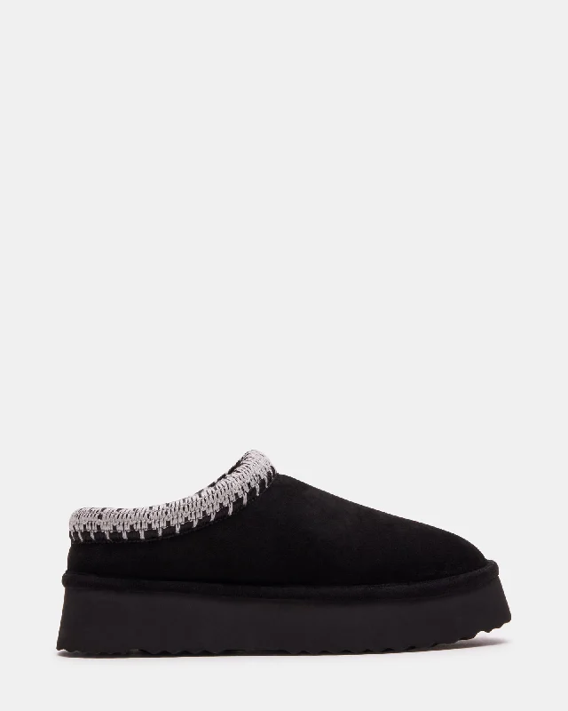 Women's Geometric - Patterned Loafers in Multicolor for a Fashion - Forward Look SELENA-2 BLACK SUEDE Women's Geometric - Patterned Loafers in Multicolor for a Fashion - Forward Look SELENA-2 BLACK SUEDE