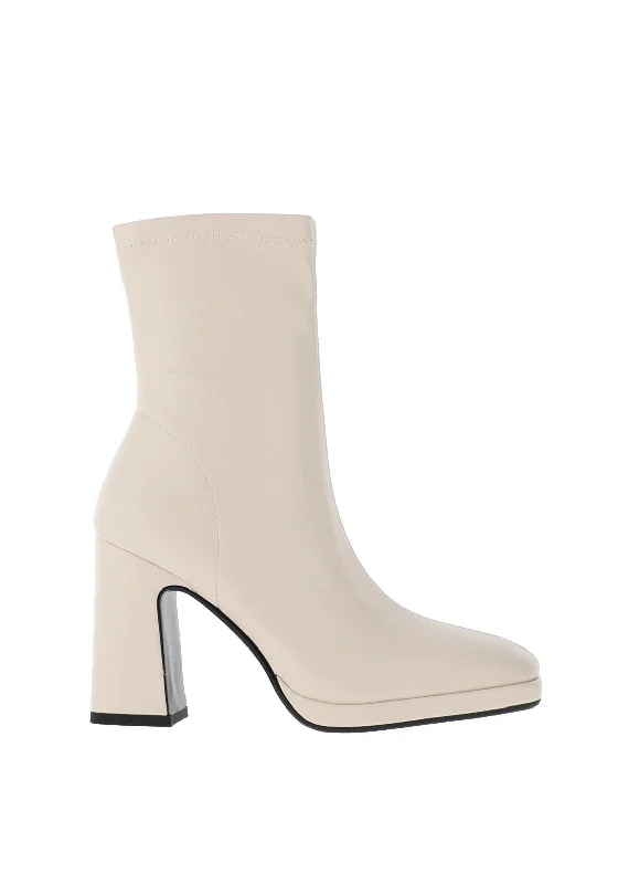 women's Chelsea bootsLodi Lin Square Toe Heeled Boots, Hielo