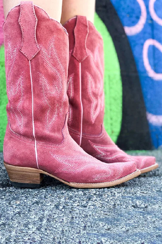women's knee-high bootsTribal Embroidery Simple Pointed Toe Boots