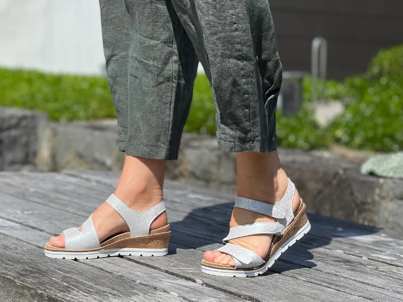 Women's Cork - Soled Espadrille Sandals with a Rope - Trimmed Upper in Navy for a Summer VibeAco Comfort Atara available in 3 colours Women's Cork - Soled Espadrille Sandals with a Rope - Trimmed Upper in Navy for a Summer VibeAco Comfort Atara available in 3 colours