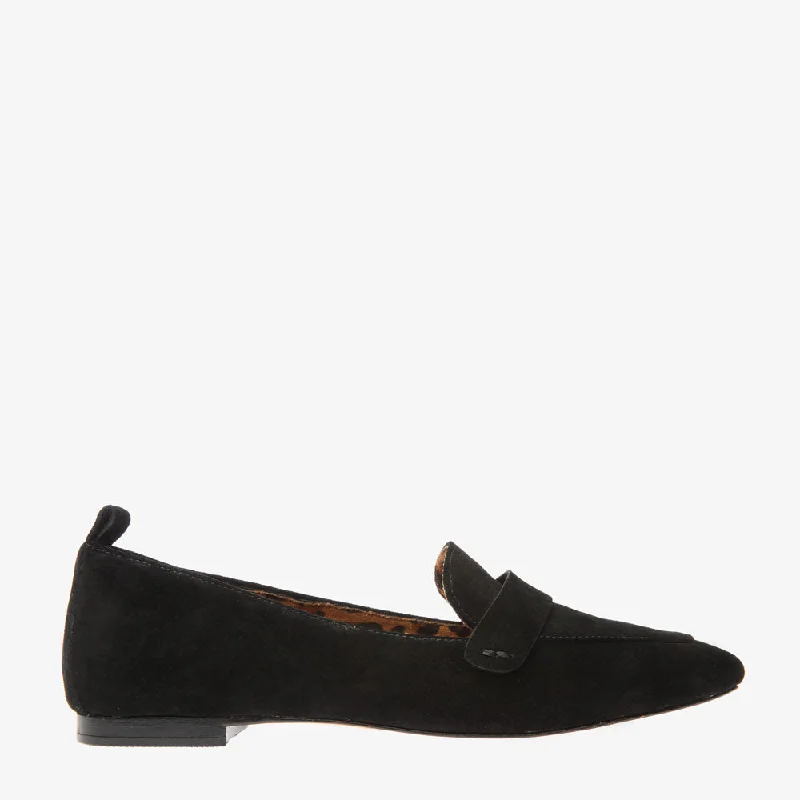 Plus Size Women's Wide - Fit Penny Loafers in Black for All - Day ComfortAlessandra Black Suede Loafer Plus Size Women's Wide - Fit Penny Loafers in Black for All - Day ComfortAlessandra Black Suede Loafer