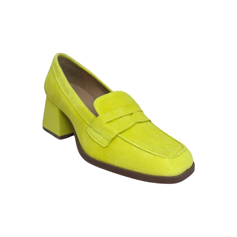 Women's Tassel - Trimmed Loafers with a Low Heel in Olive Green for a Trendy TwistAma Pear Block Heel Women's Tassel - Trimmed Loafers with a Low Heel in Olive Green for a Trendy TwistAma Pear Block Heel