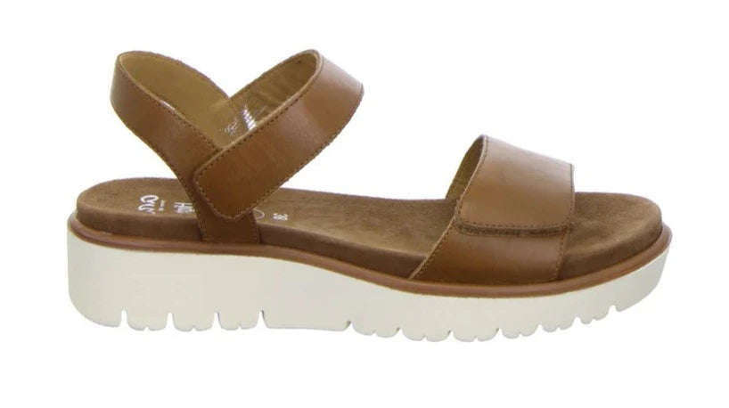 Women's Cork - Soled Espadrille Sandals with a Rope - Trimmed Upper in Navy for a Summer VibeAra 12-33518-09 Cognac Women's Cork - Soled Espadrille Sandals with a Rope - Trimmed Upper in Navy for a Summer VibeAra 12-33518-09 Cognac