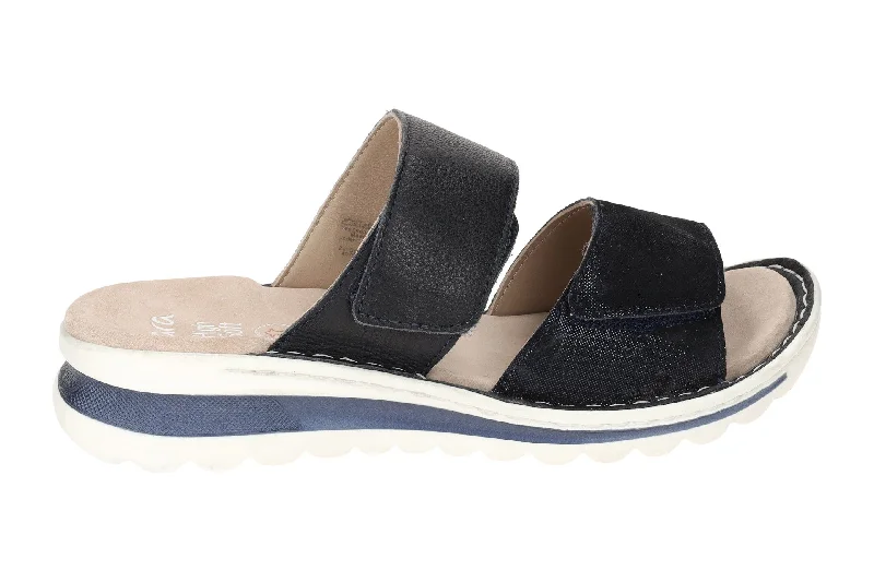 Orthopedic Women's Sandals with Arch Support in Gray for Foot HealthAra 12-47218-02 Blue Orthopedic Women's Sandals with Arch Support in Gray for Foot HealthAra 12-47218-02 Blue