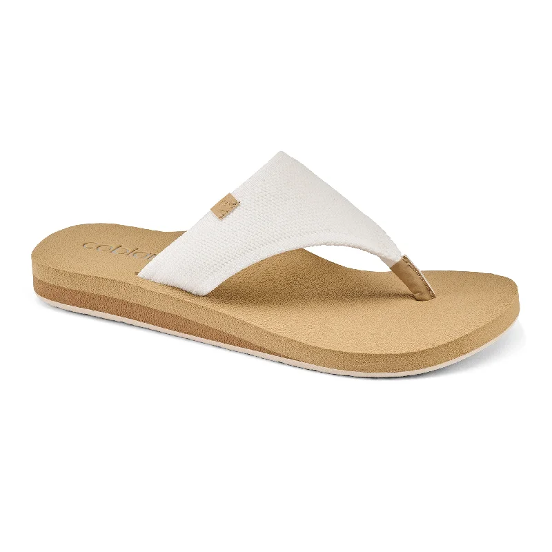 Sustainable Women's Recycled Material Sandals in Beige for Eco - Conscious ShoppersBermuda Bounce™ Sustainable Women's Recycled Material Sandals in Beige for Eco - Conscious ShoppersBermuda Bounce™