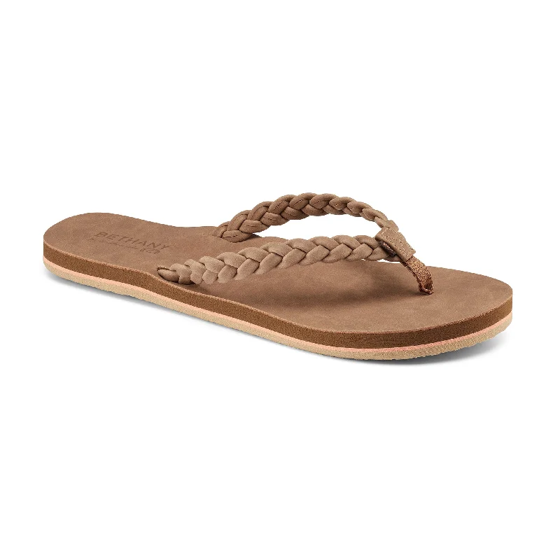 Child - Friendly Women's Sandals with a Secure Buckle in Purple for Moms on the GoBethany Braided Pacifica™