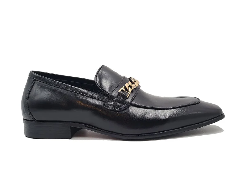 Slip - Resistant Women's Rubber - Sole Loafers in Navy for Wet ConditionsBeveled Squared Toe Loafer Slip - Resistant Women's Rubber - Sole Loafers in Navy for Wet ConditionsBeveled Squared Toe Loafer