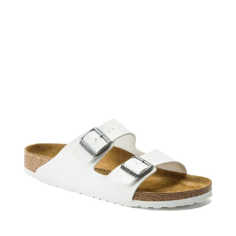 Waterproof Women's Rubber Beach Sandals with Arch Support in Blue for Water ActivitiesBirkenstock Arizona Birko-Flor Sandal in White Waterproof Women's Rubber Beach Sandals with Arch Support in Blue for Water ActivitiesBirkenstock Arizona Birko-Flor Sandal in White