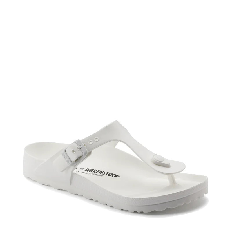 Women's Thong Sandals with a Beaded Design in Multicolor for a Beachy AestheticBirkenstock Women's Gizeh EVA Thong Sandal in White Women's Thong Sandals with a Beaded Design in Multicolor for a Beachy AestheticBirkenstock Women's Gizeh EVA Thong Sandal in White