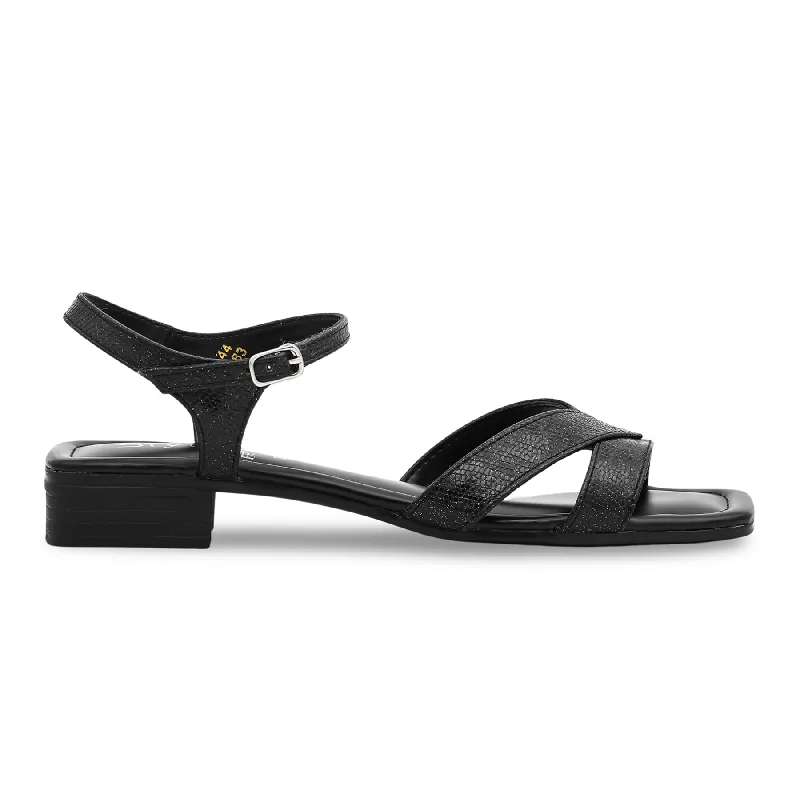 Elastic - Strap Women's Sandals with a Padded Toe in Teal for Easy On - and - OffBlack Formal Sandal FR5183 Elastic - Strap Women's Sandals with a Padded Toe in Teal for Easy On - and - OffBlack Formal Sandal FR5183