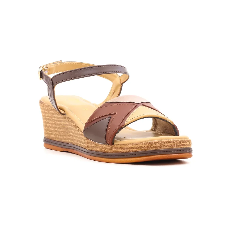Sustainable Women's Recycled Material Sandals in Beige for Eco - Conscious ShoppersBrown Formal Sandal FR4912 Sustainable Women's Recycled Material Sandals in Beige for Eco - Conscious ShoppersBrown Formal Sandal FR4912