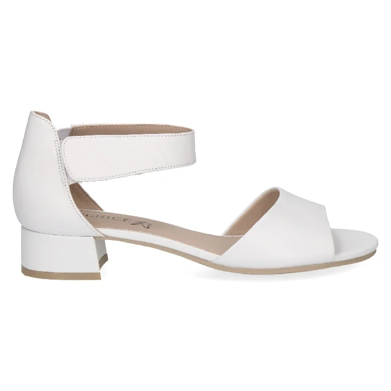 Sustainable Women's Recycled Material Sandals in Beige for Eco - Conscious ShoppersCaprice 9 28212 42 102 WHITE NAPPA Sustainable Women's Recycled Material Sandals in Beige for Eco - Conscious ShoppersCaprice 9 28212 42 102 WHITE NAPPA